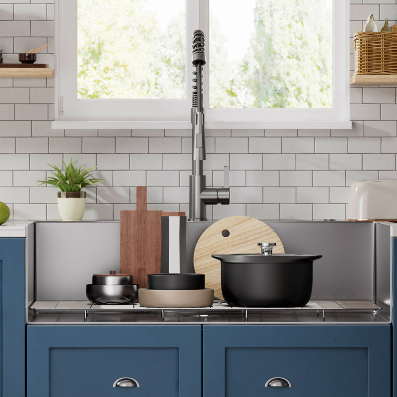 33'' L Single Bowl Stainless Steel Kitchen Sink