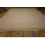 Tapis chinois antique délavé délavé crème et rose