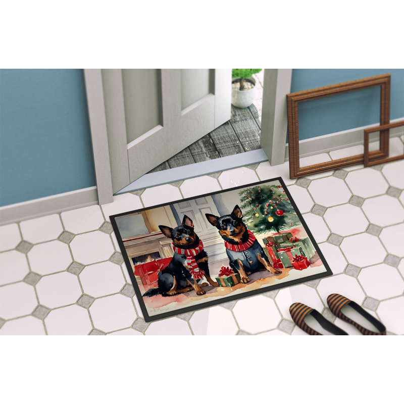 Tapis d'entrée antidérapant Jessikah, L 18 po x L 27 po