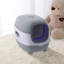 Bromwich Plastic Enclosed Litter Box with Scoop