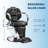 Professional 360° Swivel Reclining Salon Chair - Heavy Duty 330lbs Hydraulic Lounge Seat for Hair Stylists & Tattoo Artists, Adjustable Comfort Modern PU Leather Styling Furniture