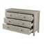 Commode en bois de style rétro avec 6 tiroirs, armoire de rangement pour chambre à coucher-324151224