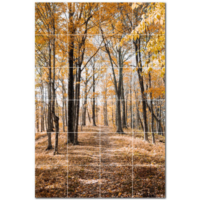 8 x 8 Satin Ceramic Decorative Mural