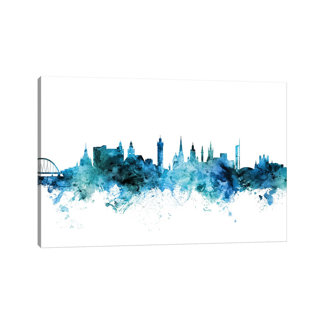 Glasgow, Scotland Skyline by Michael Tompsett - Wrapped Canvas Gallery-Wrapped Canvas Giclée