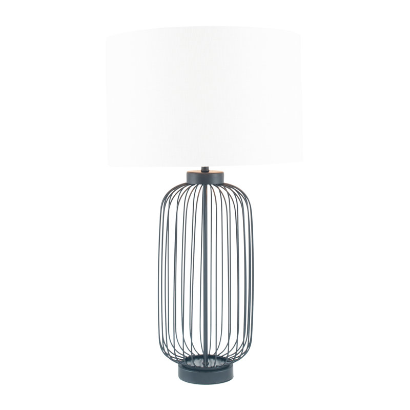 Richason Metal Lamp Base Lamp, Matt Black