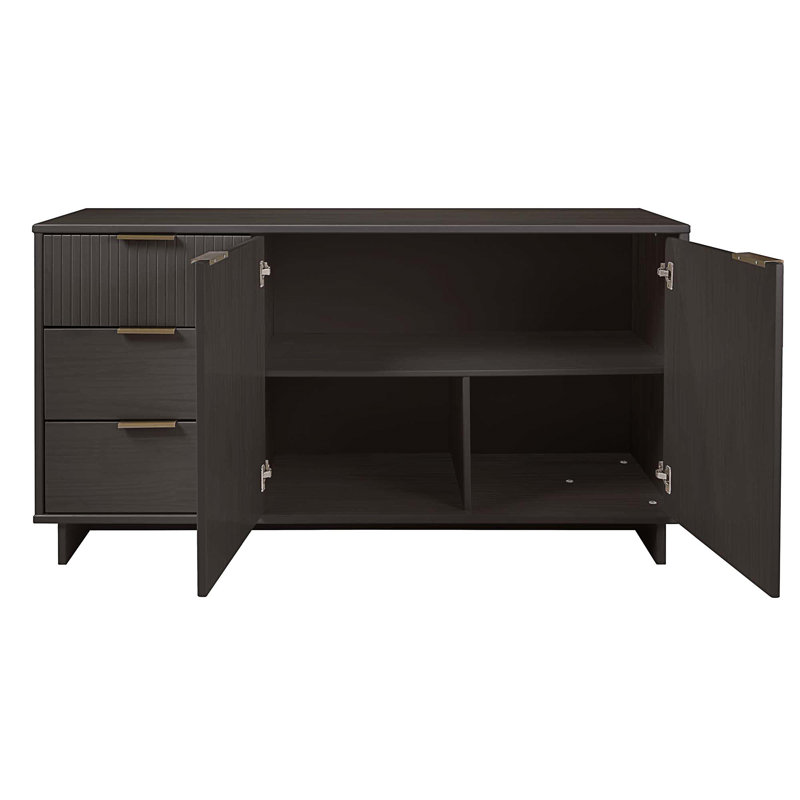 Buffet gris anthracite Granville, Gris anthracite