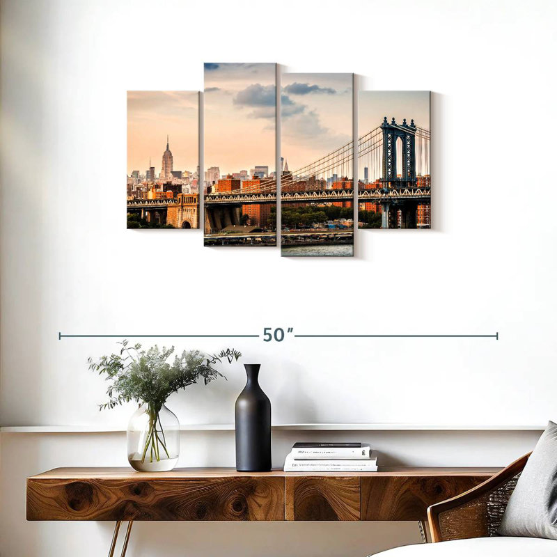 Lilie NYC Skyline At Nightfall