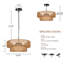 Lustre tambour 5 lumières Caytlen-1987850597