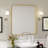 Aluminum Framed Rounded Rectangle Mirror, Wall Mounted Bathroom Vanity Mirror, Modern Horizontal/Vertical Entryway Wall Mirror-811529148-811529130