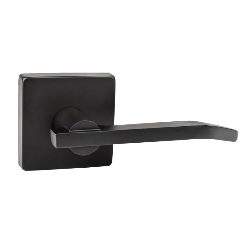 Levier de porte de passage Intersect, Noir mat