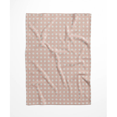Dot Locked Velveteen Fleece Blanket