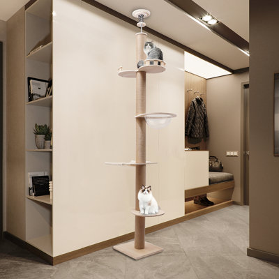 Cristinel Floor-to-Ceiling Cat Tree Cat Climbing Tower