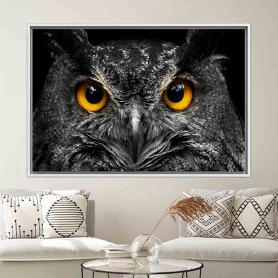 Personalized Owl Canvas Wall Art - Trendy Farmhouse Animal Print Decor - Unique Gift2