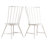 Durga Rustic Pine Frame Concrete Veneer Top Dining Table And Windsor Chairs Set - Full Concrete Veneer Top Table And 4 Chairs-651867058