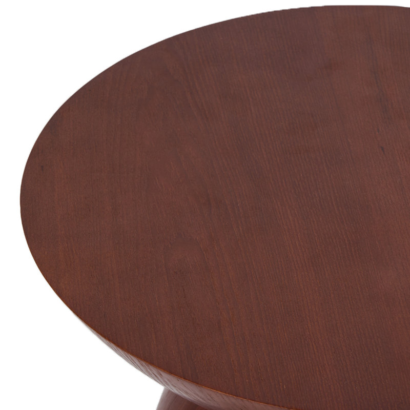Table basse ronde en bois massif , 1