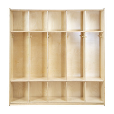 (5) Section Early Childhood Wooden Locker