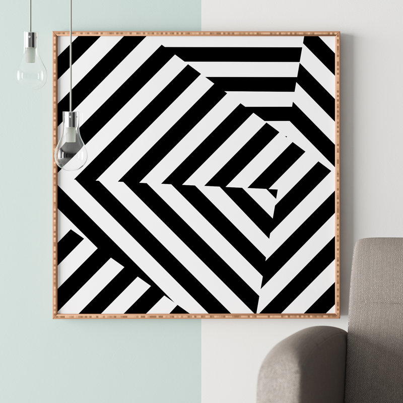 Éblouissant uptown-cadre photo, impression sur bois, H 20" x l 20" x P 1"