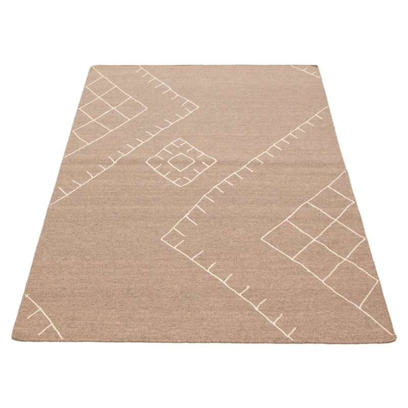 Marrakech Taupe Kilim 5'2" x 8'0"