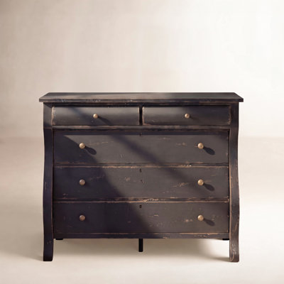Commode en bois 5 tiroirs Chamberlain