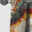 Beauty Marble Motif I - Rideau de marbre abstrait - Rideau de marbre occultant - 1 panneaux-107539175