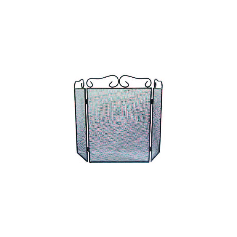3 Panel Steel Fireplace Screen