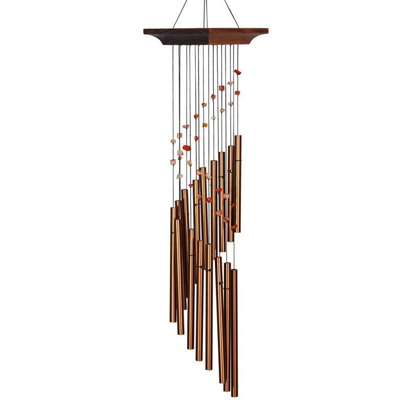 Carillon mystique Spiral ™, Bronze et brun, H 22 po x l 8 po x P 8 po