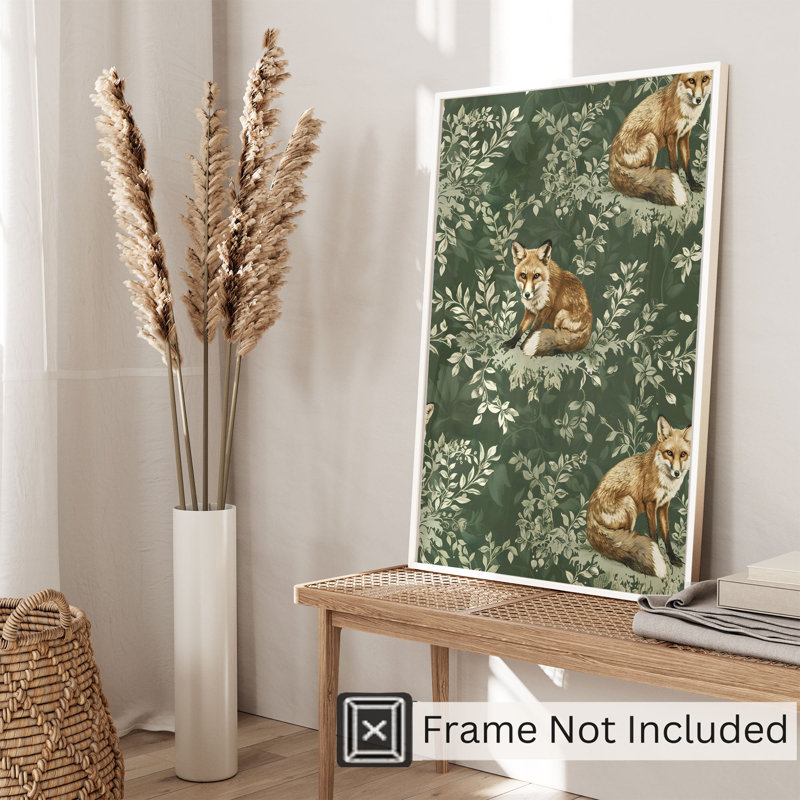 Reproduction d'art sans cadre, animaux VI, H 14 po x l 11 po