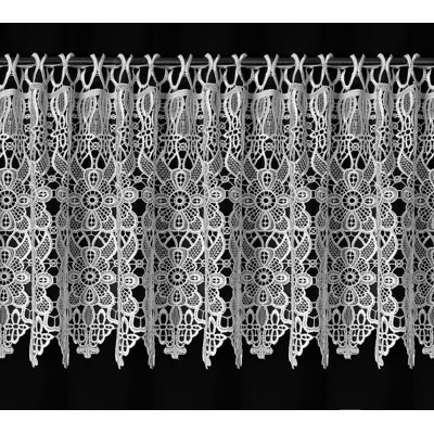 Thelonius Lace Semi Sheer Curtain Single Panel