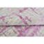 Tapis rectangulaire en laine / viscose noué à la main rose / gris-75233289