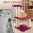 15.7" Cat Tower Tree Sisal Post Scratcher Climbing Playground Kitten Toy Play-264705000