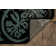 Tapis floral noir / gris Bloomington