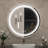 Lashonta Round Frameless Frontlit Bathroom Mirror with Stepless Brightness Adjustment, 3 Color Temperature & Defog Function-290134221