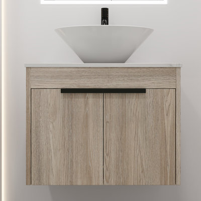 Meuble-lavabo simple avec plateau Retana 23,6 po