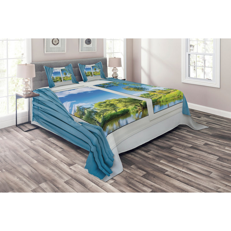 Modern & Contemporary Polyester Coverlet