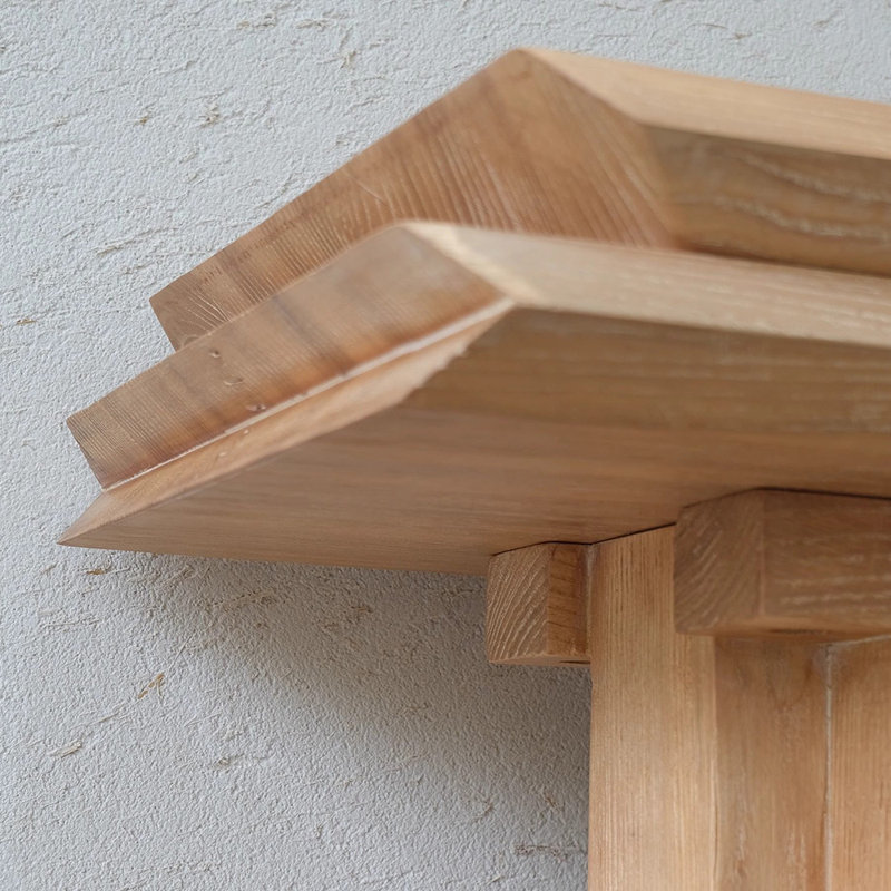 Console en bois massif de style moderne, H 33,4 po x l 62,9 po x P 13,7 po