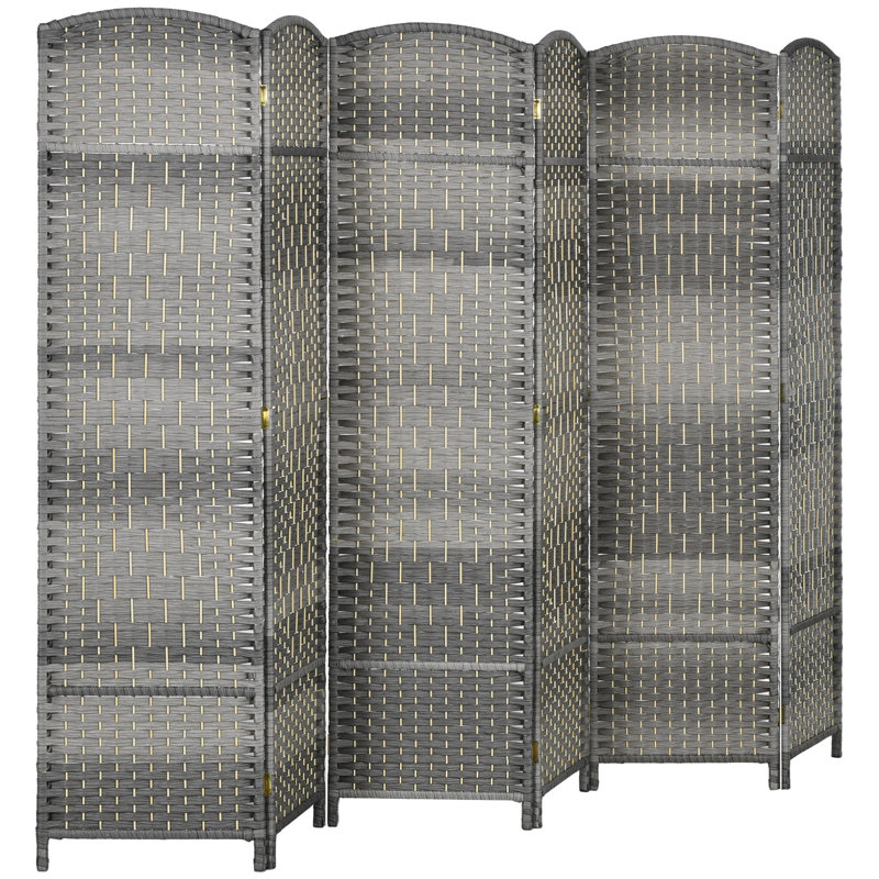 Handwoven Folding Privacy Screen