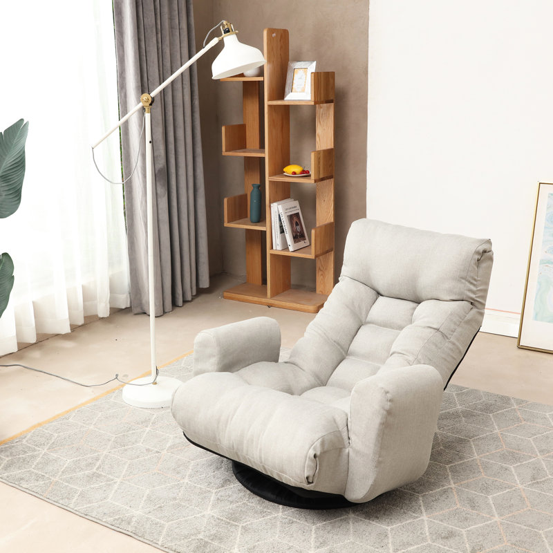 Comfortable Gaming Chair With Adjustable And Rotatable Base Deck Seat Ergonomic Design Stable Rotation
