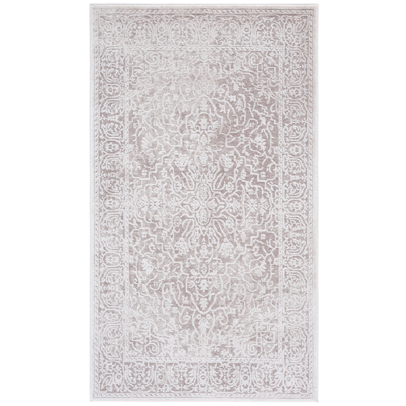 Tapis oriental beige / crème Calidia, Rectangle 3 pi x 5 pi