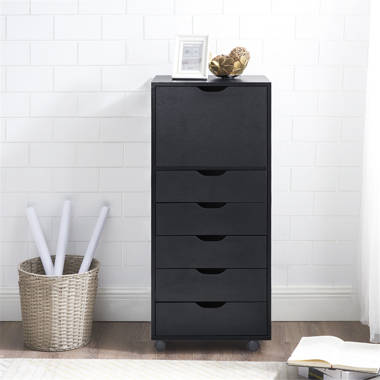 Garysburg 9 Drawer Chest, Wood Storage Dresser Cabinet, Large Craft Storage Organizer Latitude Run Color: Gray