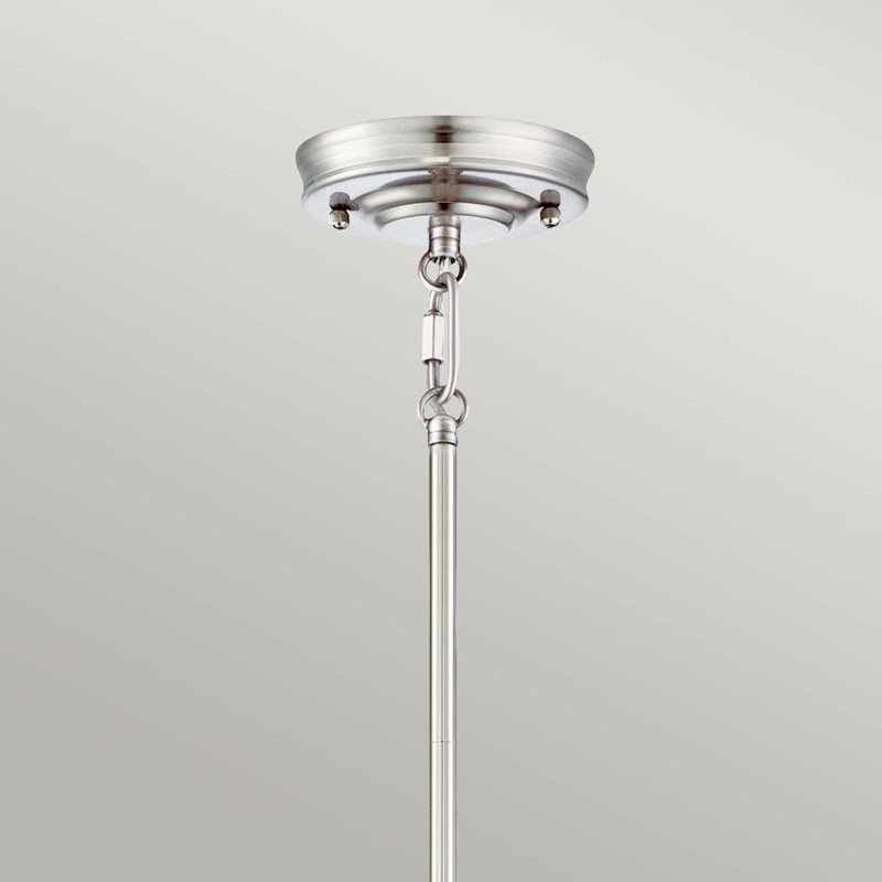 Bravo 1 - Light Single Pendant, 22.2cm H x 20.3cm W x 20.3cm D, Imperial Silver