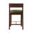 Patricia Modern Velvet Upholstered Counter Stool with Beech Wood Frame in Turtle Green-111807615-111807626