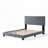 Linen Upholstered Platform Bed-1381568605-1381568610
