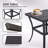 Conversation Set, 2-Person Outdoor Patio Bistro Metal Rocking With Table-988432129