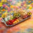 Mikasa Sunflower Stainless Steel Long Serving Tray