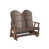 Chocolate Brown Top/Antique Mahogany Base