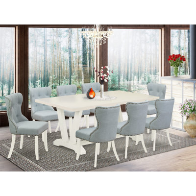 Acacia Solid Wood Dining Set