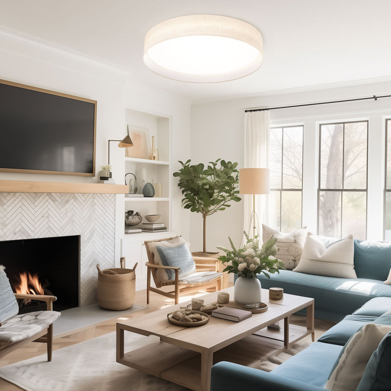 Ledja 20 inch Flush Mount Ceiling Light Dimmable