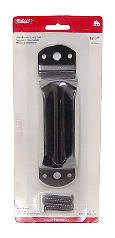 Poignée de porte ou de remise en acier robuste 6-1 / 2 po noir LQ-32151-B99010G-BL-U