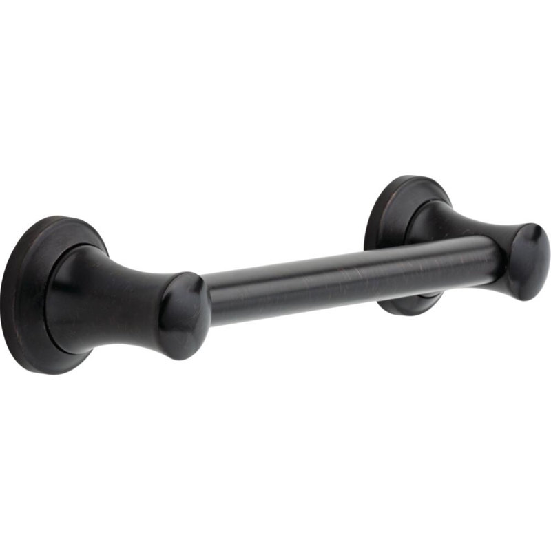 Bath Safety 12" Grab Bar, Venetian Bronze