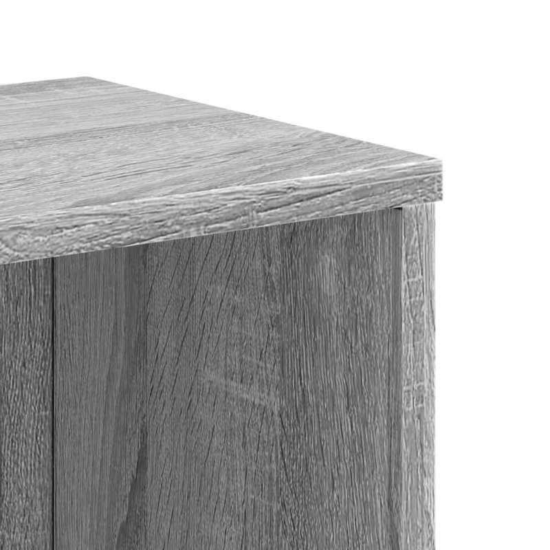 Savara 105cm H x 50cm W Bookcase, Grey Sonoma